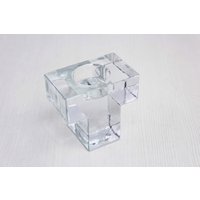 Vintage Teelichthalter Aus Glas von SynBrocante