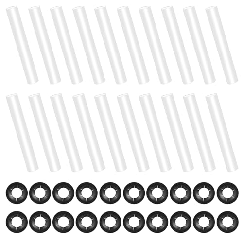 20 Stück Garagentor-Scharnierrollenhülsen, leise Garagentor-Rollenhülsen, Wellendichtungen, 11 mm Innendurchmesser, 80 mm Länge, Rollen, Schaftmuttern, Lagerdichtungen, Kit für Autos, Garagentore 20 Stück Garagentor-Scharnierrollenhülsen, leise Garagentor-Rollenhülsen, Wellendichtungen, 11 mm Innendurchmesser, 80 mm Länge, Rollen, Schaftmuttern, Lagerdichtungen, Kit für Autos, Garagentore von SynHHergyx