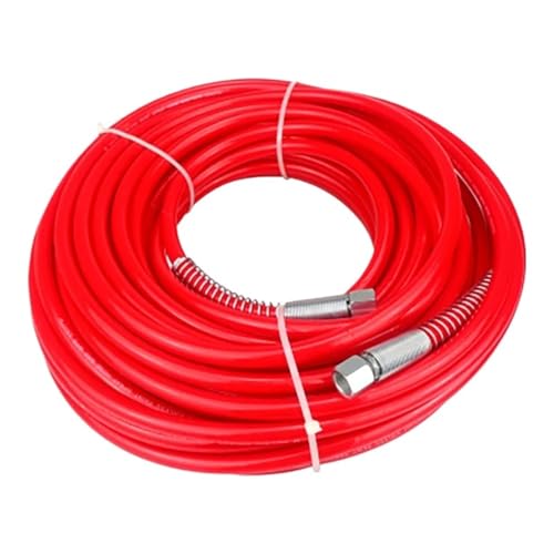 Airless-Farbspritzschlauch 1/4 Airless-Sprühfarbe Schlauch 8-15m Hochdruck-Pipeline Ultra Soft Verschleiß-beständig Rohr(15m Fiber Tube) von SynapSYA