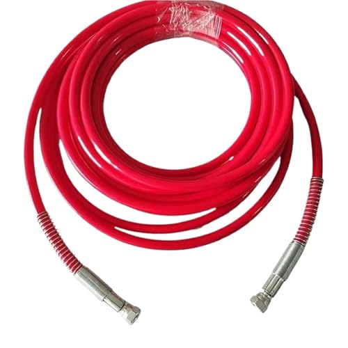 Airless-Farbspritzschlauch 1/4 "Hochdruckschlauch 7250PSI Airless-Sprühfarbenzubehör Doppelschichtiger Faser-Sprühfarbenschlauch(8M) von SynapSYA