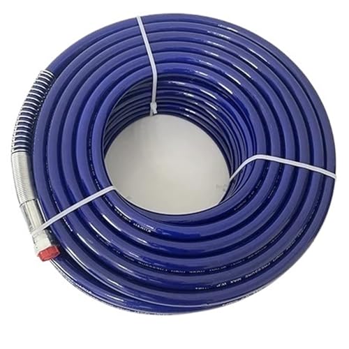 Airless-Farbspritzschlauch 7 mm Innendurchmesser Hochdruck-Airless-Sprühschlauch 1/4 Schnittstelle Länge 0,5~40 m Flexibler Nylonfaserschlauch Druck 7250 PSI(18m) von SynapSYA