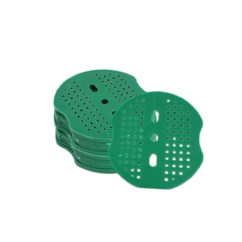 Bodenanker für Unkrautvlies 10/20/40Sets U-Shaped Ground Staples Pegs with Buffer Washers Plastic Anchoring Landscaping Covering Garden Lawn Fixed Nails(Green Pads,20Sets) von SynapSYA