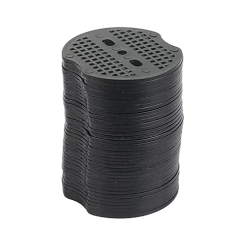 Bodenanker für Unkrautvlies 40/80Pcs U-Shaped Ground Pegs with Buffer Washers Garden for Securing Weed Landscape Fabric Netting(40pcs B) von SynapSYA