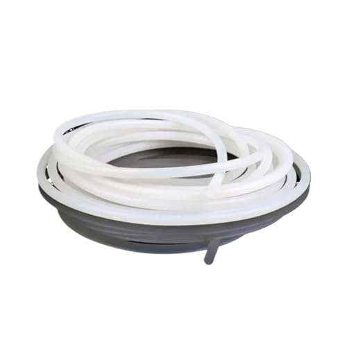 Dichtung Streifen Transparent 1 mm – 9,5 O-förmiger Silikonstreifen, flammhemmender massiver runder Streifen, wasserdichter transparenter Dichtungsstreifen aus weichem Gummi(3.2mm(10m)) von SynapSYA