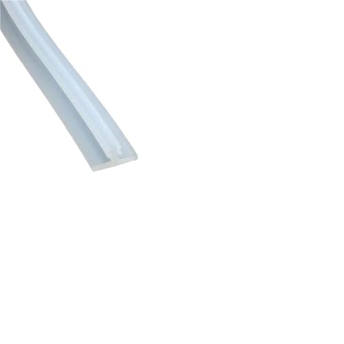 Dichtung Streifen Transparent 1 stücke 1m/5m/10Meter T-förmige Silikon-Dichtungsleiste Gummidichtungsstreifen T-Typ Grabenabdeckung Küchenschlitzleiste Wasserdicht Hitzebeständig(T-11,10M) von SynapSYA