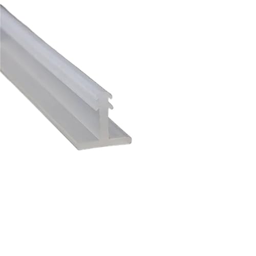 Dichtung Streifen Transparent 1 stücke 1m/5m/10Meter T-förmige Silikon-Dichtungsleiste Gummidichtungsstreifen T-Typ Grabenabdeckung Küchenschlitzleiste Wasserdicht Hitzebeständig(T-40,1 Meter) von SynapSYA
