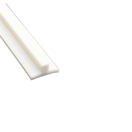 Dichtung Streifen Transparent 1 stücke 1m/5m/10Meter T-förmige Silikon-Dichtungsleiste Gummidichtungsstreifen T-Typ Grabenabdeckung Küchenschlitzleiste Wasserdicht Hitzebeständig(T-41,5M) von SynapSYA