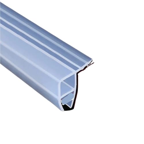 Dichtung Streifen Transparent 100 Cm Transparente Dichtungsleiste For Badewannen-Duschabtrennung, 6 Bis 10 Mm, PVC-Glastür, Wetterstreifen, Fensterglas, Befestigungen, Zubehör(Corner 6mm) von SynapSYA