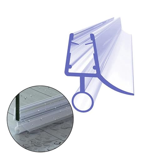 Dichtung Streifen Transparent 2 STÜCKE 50 cm 6/8 MM 10/12 PVC Transparent Duschwand Dichtungsstreifen Badezimmer Glastürdichtungen Wasserabweiser Gummidichtungsstreifen(12mm) von SynapSYA