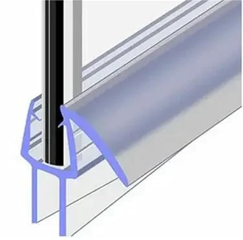 Dichtung Streifen Transparent 2 Stück kleberfreie Duschdichtungsstreifen, transparente PVC-Versiegelung, 6–12 mm, Wasserblockierstreifen for Glastüren, wasserdichte Fensterdichtungen(A 2pcs x50cm,6mm) Dichtung Streifen Transparent 2 Stück kleberfreie Duschdichtungsstreifen, transparente PVC-Versiegelung, 6–12 mm, Wasserblockierstreifen for Glastüren, wasserdichte Fensterdichtungen(A 2pcs x50cm,6mm) von SynapSYA