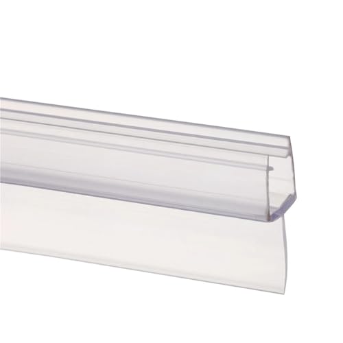 Dichtung Streifen Transparent 4mm/6mm/8mm/10mm/12mm PVC-Dichtungsstreifen Badezimmer Glastür Weatherstrip Fensterdichtung Wasserleitblech Gummi Badewannenabtrennung Hardware(D-6mm) von SynapSYA