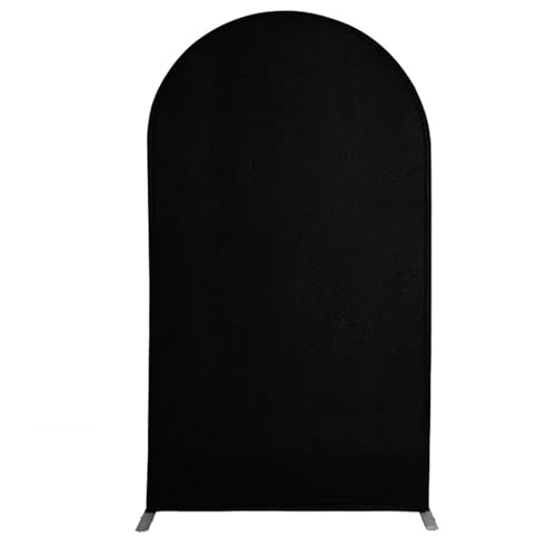 Hochzeitsbogen-Abdeckung 1PCS Elastische Hochzeit Arch Abdeckung Blume Tür Dekoration Hintergrund Abdeckung Prop Verwendet for Bankett(Black,65x150cm) von SynapSYA