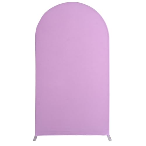 Hochzeitsbogen-Abdeckung 1PCS Elastische Hochzeit Arch Abdeckung Blume Tür Dekoration Hintergrund Abdeckung Prop Verwendet for Bankett(Purple,65x150cm) von SynapSYA