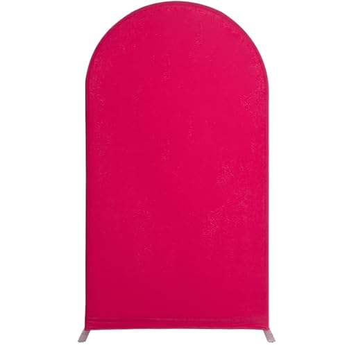 Hochzeitsbogen-Abdeckung 1PCS Elastische Hochzeit Arch Abdeckung Blume Tür Dekoration Hintergrund Abdeckung Prop Verwendet for Bankett(Red,140x240cm) von SynapSYA