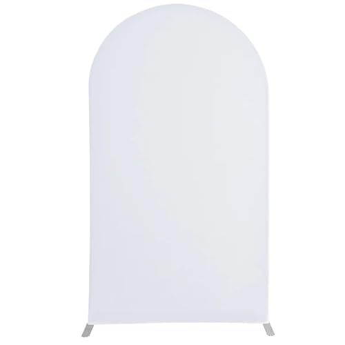 Hochzeitsbogen-Abdeckung 1PCS Elastische Hochzeit Arch Abdeckung Blume Tür Dekoration Hintergrund Abdeckung Prop Verwendet for Bankett(White,65x150cm) von SynapSYA