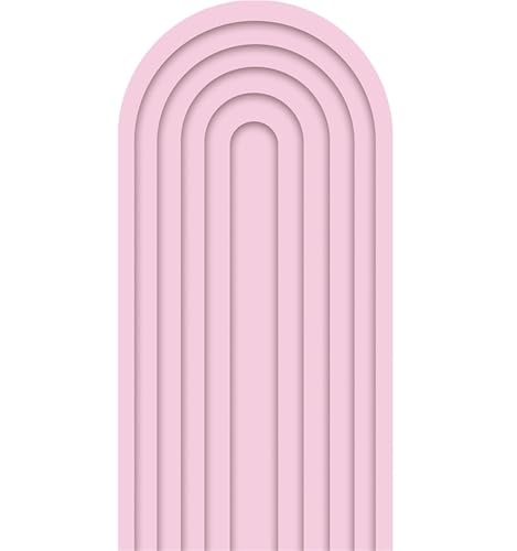 Hochzeitsbogen-Abdeckung 2-seitige Hochzeit Arch Abdeckung Arch Hintergrund Steht Abdeckung for Geburtstag Party Decor(Pink,120x220cm(4x7.2ft)) von SynapSYA