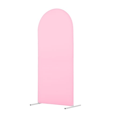 Hochzeitsbogen-Abdeckung Bogenstoffbezug, einfarbig, elastischer Stoffbezug, Hochzeit, Geburtstagsparty, Hintergrund, Wanddekoration(Beige,220X120cm) von SynapSYA