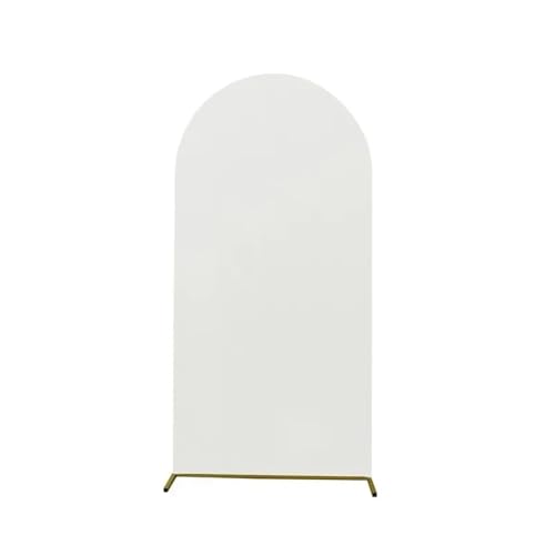 Hochzeitsbogen-Abdeckung Hochzeitsdekoration Bogen Hintergrundstoff Hoher Stretch Geburtstagsparty Hintergrundabdeckung for Geburtstagsfeier Zeremonie Bankett Dekor(White,150X65cm) von SynapSYA