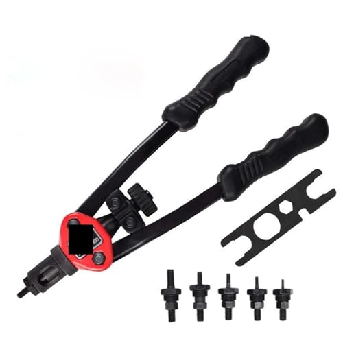 Nietenzange Set Handgewinde-Nietmuttern-Werkzeugeinsatz, manuelles Nieten, Nietmutter for Muttern M3 M4 M5 M6 M8 M10(M3-M8) von SynapSYA