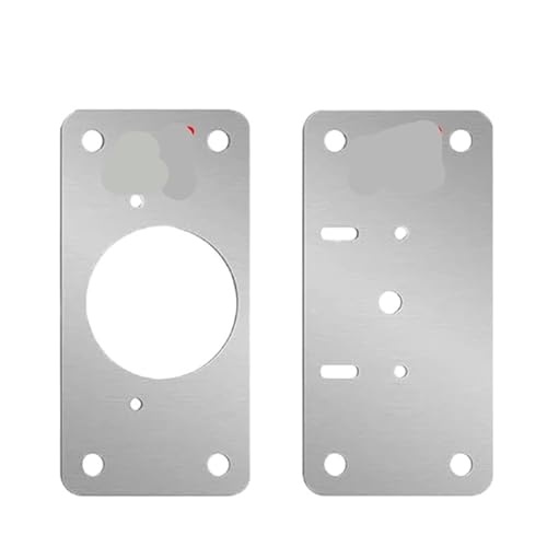 Scharnier Reparaturplatte 2–100 Set Scharniere Reparatur Befestigungsplatten Edelstahl Scharnier Befestigungsplatte Kit Montage Halterung mit Befestigungsschrauben(Mix-60Sets) von SynapSYA