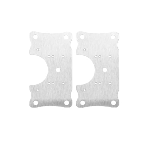 Scharnier Reparaturplatte Reparaturplatte for Küchenschranktürenscharniere, Reparatursatz for Schrankscharniere, Montageplatten for Seitenwände, Schubladen, Fenster, Möbelzubehör(2PCS) von SynapSYA