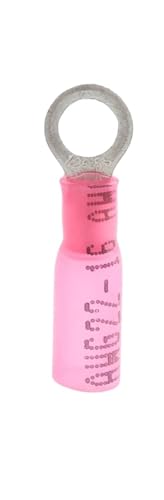 Schrumpf-Lötverbinder 25PCS Schrumpfring Isolierte Terminals Draht Kabel Anschlüsse Elektrische Verdrahtung Crimp(Size 2) von SynapSYA