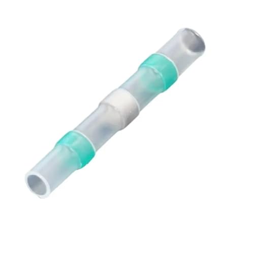 Schrumpf-Lötverbinder 50PCS Wärmeschrumpfende Draht Anschlüsse Hülse AWG22-18 Butt Elektrische Splice Verzinnt Solder Dichtung Terminal(GREEN) von SynapSYA