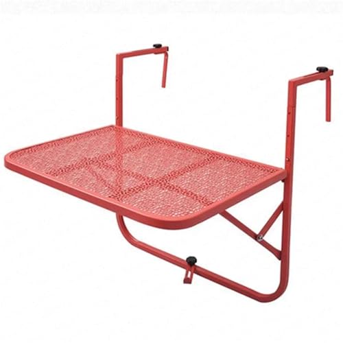 SynapSYA Balkontisch Klappbar Outdoor Hängen Tisch Balkon Geländer Tisch Metall Garten Klapp Schreibtisch Mini Wand Hängen Schreibtisch(Color 5) von SynapSYA