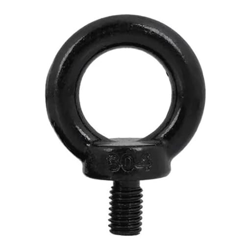 SynapSYA Ringschrauben M3 M4 M5 M6 M8 M10 M12 M14 M16 M18 M20 M24 Schwarz 304 Edelstahl Ring Hebeösenschraube Marine Hebeösenschrauben Ringschraube(M4X11 5PCS) von SynapSYA