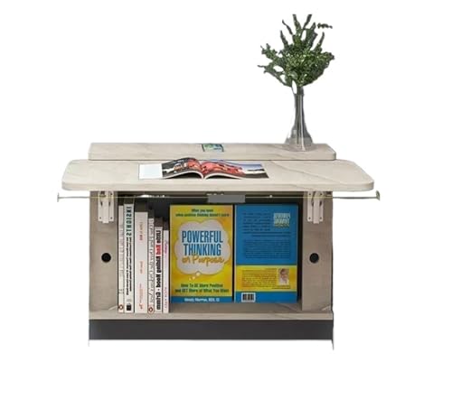 SynapSYA Schwebender Schreibtisch Platzsparende Klappwand Computertisch Kleine Multifunktionale Student Computertisch Beistelltisch Escritorios De Ordenador Möbel(73X56X48CM B) von SynapSYA