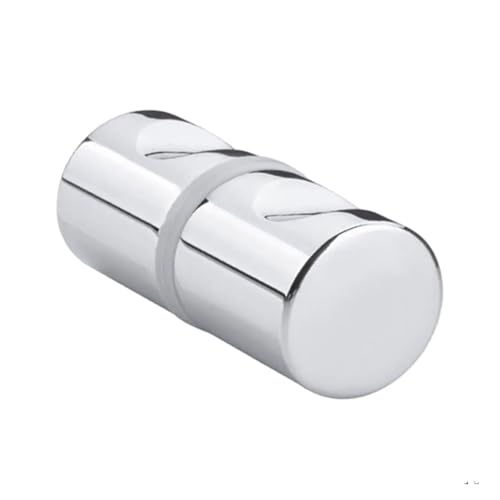 SynapSYA Türknopf Duschtürgriff Aluminiumlegierung Rücken-an-Rücken Glastürknopf Puller Push Einzelglastürknopf Badezimmer Duschkabinett Griff Home Hardware(Color 1) von SynapSYA