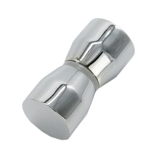 SynapSYA Türknopf Duschtürgriff Aluminiumlegierung Rücken-an-Rücken Glastürknopf Puller Push Einzelglastürknopf Badezimmer Duschkabinett Griff Home Hardware(Color 2) von SynapSYA