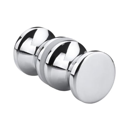 SynapSYA Türknopf Duschtürgriff Aluminiumlegierung Rücken-an-Rücken Glastürknopf Puller Push Einzelglastürknopf Badezimmer Duschkabinett Griff Home Hardware(Color 3) von SynapSYA