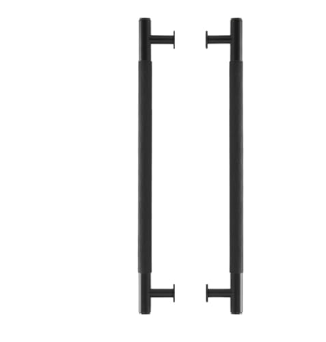 SynapSYA Türknopf Duschtürgriff Messing Gerändelt Tür Griffe Doppel Holz Dusche Zimmer Einseitig Seite Matt Gold Schwarz Zieht(P2-QBCF-8XL) von SynapSYA