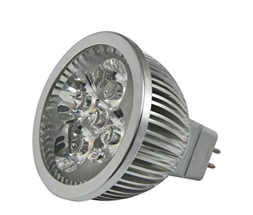 Synergy 21 S21-LED-TOM00926 A++ Retrofit GX5,3 4 x 1 W neutralweiß 440 lm V2 dimmbar, Aluminium, 4 W, GX5.3, silber von Synergy 21