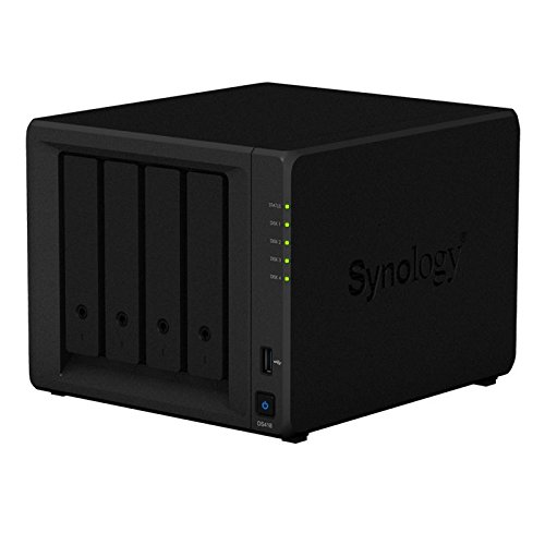 Synology DS418-2G 4-Bay 32TB Bundle mit 4X 8TB WD80EFZX Red von Synology