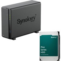 Synology DiskStation DS124 1 Einschub NAS-Server Leergehäuse + 1x Synology Plus 3.5" SATA 6Gb/s Festplatte 8 TB von Synology
