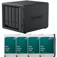 Synology DiskStation DS423+ 4 Einschübe NAS-Server Leergehäuse + 4x Synology Plus 3.5" SATA 6Gb/s Festplatte 12 TB (4x 1 von Synology