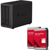 Synology DiskStation DS723+ 2 Einschübe NAS-Server Leergehäuse + 16 TB WD Red Plus SATA 3.5" HDD (2x 8TB) von Synology
