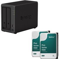 Synology DiskStation DS723+ 2 Einschübe NAS-Server Leergehäuse (DS723+) + 8 TB Synology Plus (2x 4TB) von Synology