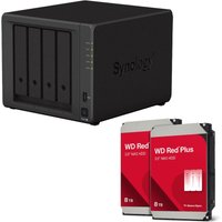 Synology DiskStation DS923+ 4 Einschübe NAS-Server Leergehäuse + 16TB WD Red Plus SATA 3.5" HDD (2x 8TB) von Synology
