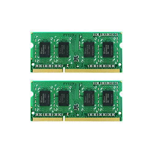 Synology - DDR3L - kit - 16 GB: 2 x 8 GB - SO-DIMM 204-pin - 1600 MHz / PC3L-12800-1.35 V - unbuffered - Non-ECC - for Disk Station DS1517+, DS1817+ Synology - DDR3L - kit - 16 GB: 2 x 8 GB - SO-DIMM 204-pin - 1600 MHz / PC3L-12800-1.35 V - unbuffered - Non-ECC - for Disk Station DS1517+, DS1817+ von Synology