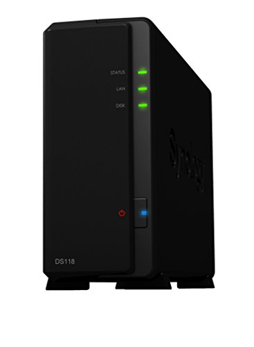 Synology DS118 4 TB (1 x 4 TB WD RED) 1 Bay Desktop NAS Unit von Synology