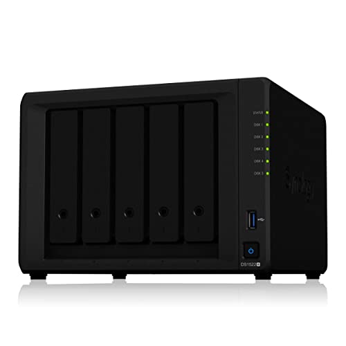 Synology DS1522+ 8 GB NAS 40 TB (5 x 8TB) Toshiba N300, Schwarz von Synology