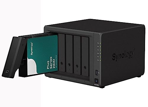 Synology DS1522+ 8 GB NAS 60 TB (5 x 12 TB) HAT3300, montiert und getestet mit SE DSM installiert von Synology