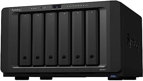 Synology DS1621+ 48TB 6 Bay Desktop NAS Installierte Lösung mit 6 Seagate HAT3300 8TB Laufwerken von Synology