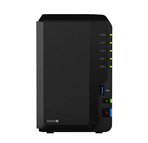 Synology DS220+(6G) 2-Bay 16TB Bundle mit 2X 8TB Red WD80EFAX von Synology