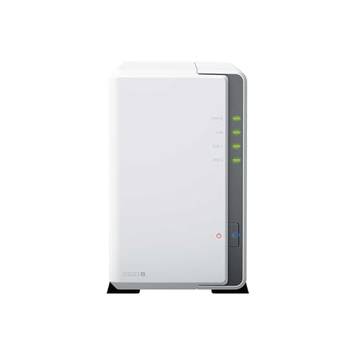 Synology DS223J 2 Bay Desktop NAS, weiß von Synology