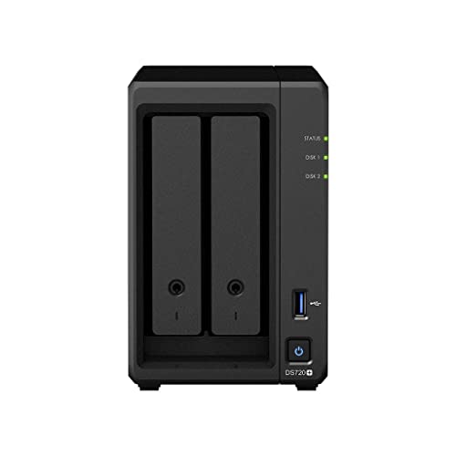 Synology DS720+(6G) Synology RAM 2-Bay 24TB Bundle mit 2X 12TB Synology HAT5300 von Synology