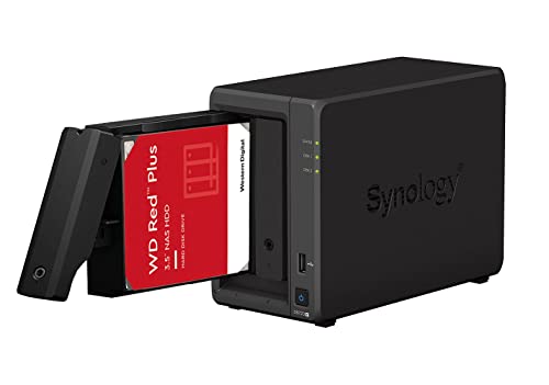 Synology DS723+ 6GB NAS 20TB (2X 10TB) WD Red+, montiert und getestet mit SE DSM installiert von Synology